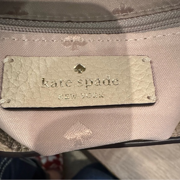 Kate Spade Leila leather & shearling backpack Rare main image 4